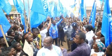Itinérance dans le grand Katanga : A la cité de KABONDO DIANDA, John KASWAMANGA insiste sur le Dialogue initié par le Président Félix TSHISEKEDI