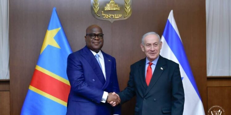 Tête à tête Félix TSHISEKEDI – Benjamin NETANYAHU à Jérusalem : la Sécurité, l’énergie, l’agriculture au menu