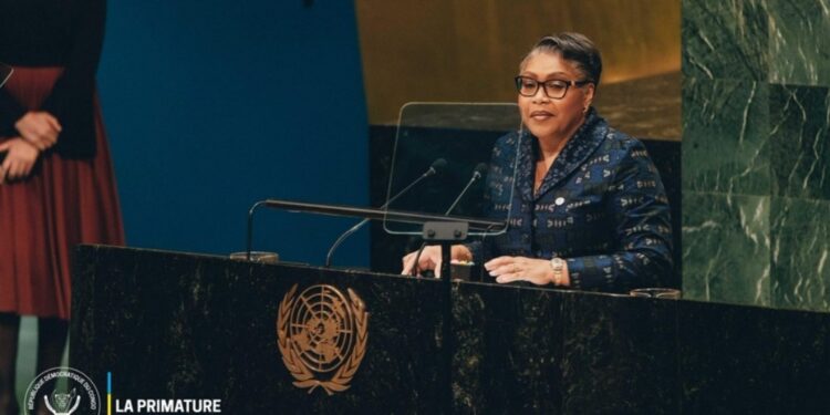 Tribune de l’ONU : Judith Suminwa réclame une solidarité internationale « accrue » pour la RDC