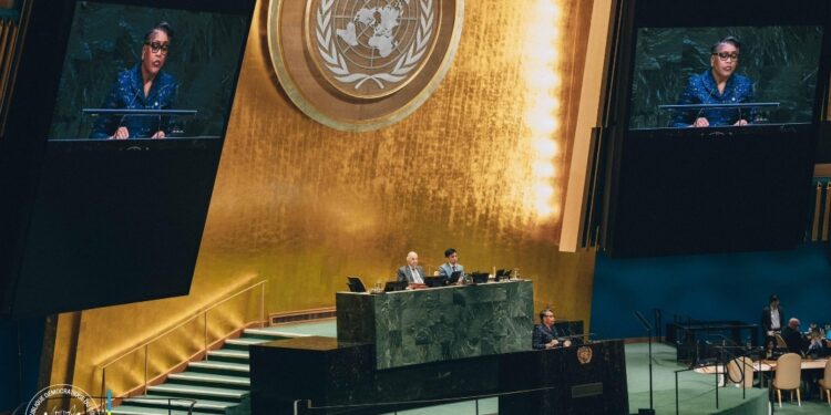 Tribune de l’ONU : Judith Suminwa récuse le « prétexte » des FDLR pour justifier l’agression rwandaise en RDC
