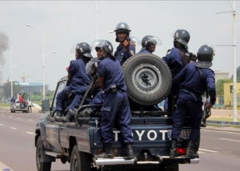 Marche de la C64 à Kinshasa : calme matinal et forte présence policière face au mot d&rsquo;ordre de l&rsquo;opposition