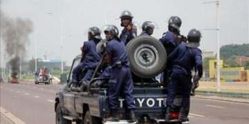Marche de la C64 à Kinshasa : calme matinal et forte présence policière face au mot d&rsquo;ordre de l&rsquo;opposition
