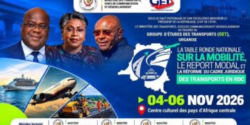 RDC : Une table ronde nationale sur la mobilité et la réforme du cadre juridique des transports prévue du 4 au 6 novembre à Kinshasa