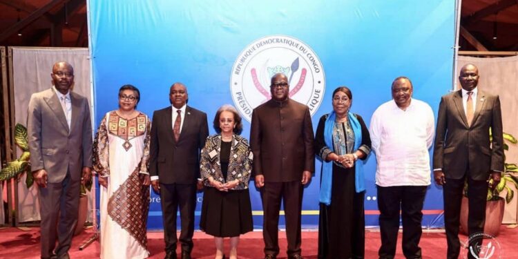 Agression rwandaise : Le Panel des facilitateurs de l’Union africaine reçu par Félix Tshisekedi dans le cadre des efforts de paix