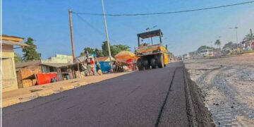 Tshopo : modernisation de la voirie à Kisangani, l&rsquo;avenue Stade Espagne en pleine métamorphose
