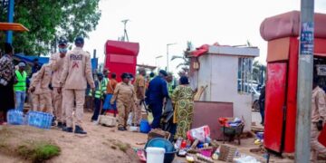 Lubumbashi: le maire Joyce Tunda poursuit l&rsquo;opération de démolition des constructions érigées sur les emprises publiques au quartier Golf