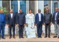 Dialogue national : envoyés par Tshisekedi, Anthony Nkinzo et Fortunat Biselele rencontrent Mgr Fulgence Muteba à Lubumbashi