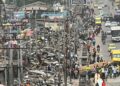 Kinshasa : Fin de règne pour le mythique marché « Wenze ya ba essuie-mains », le Service National rase tout pour réinventer l’espace public