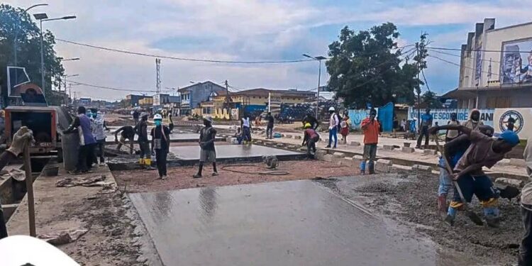 Tshopo : Kisangani, la modernisation de l&rsquo;avenue Lac Moero se poursuit à Makiso